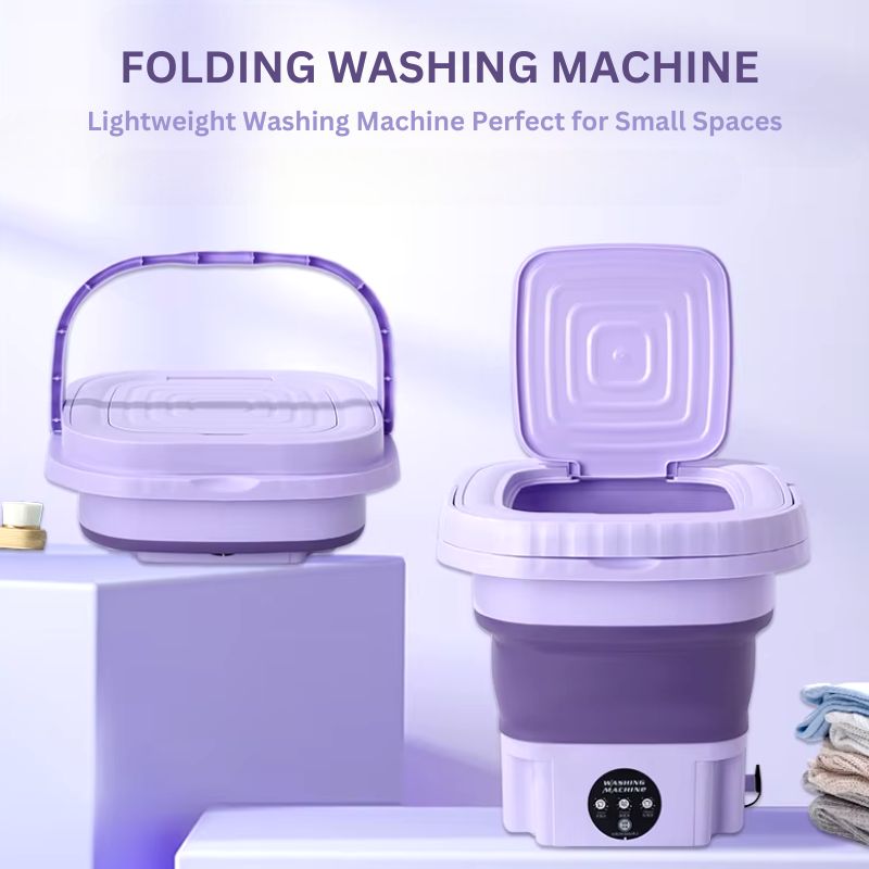 8-Liter-Mini-Waschmaschine mit Trockner, faltbar
