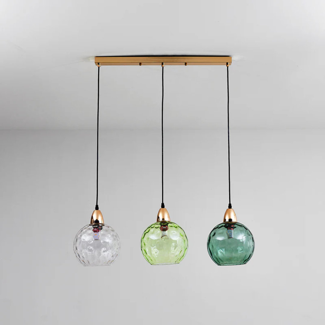 Brehn | Moderne Cluster Pendelleuchte mit 3 Lampen - Cascade