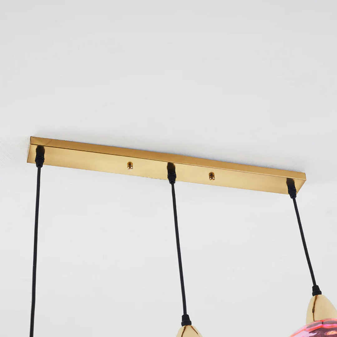 Brehn | Moderne Cluster Pendelleuchte mit 3 Lampen - Cascade