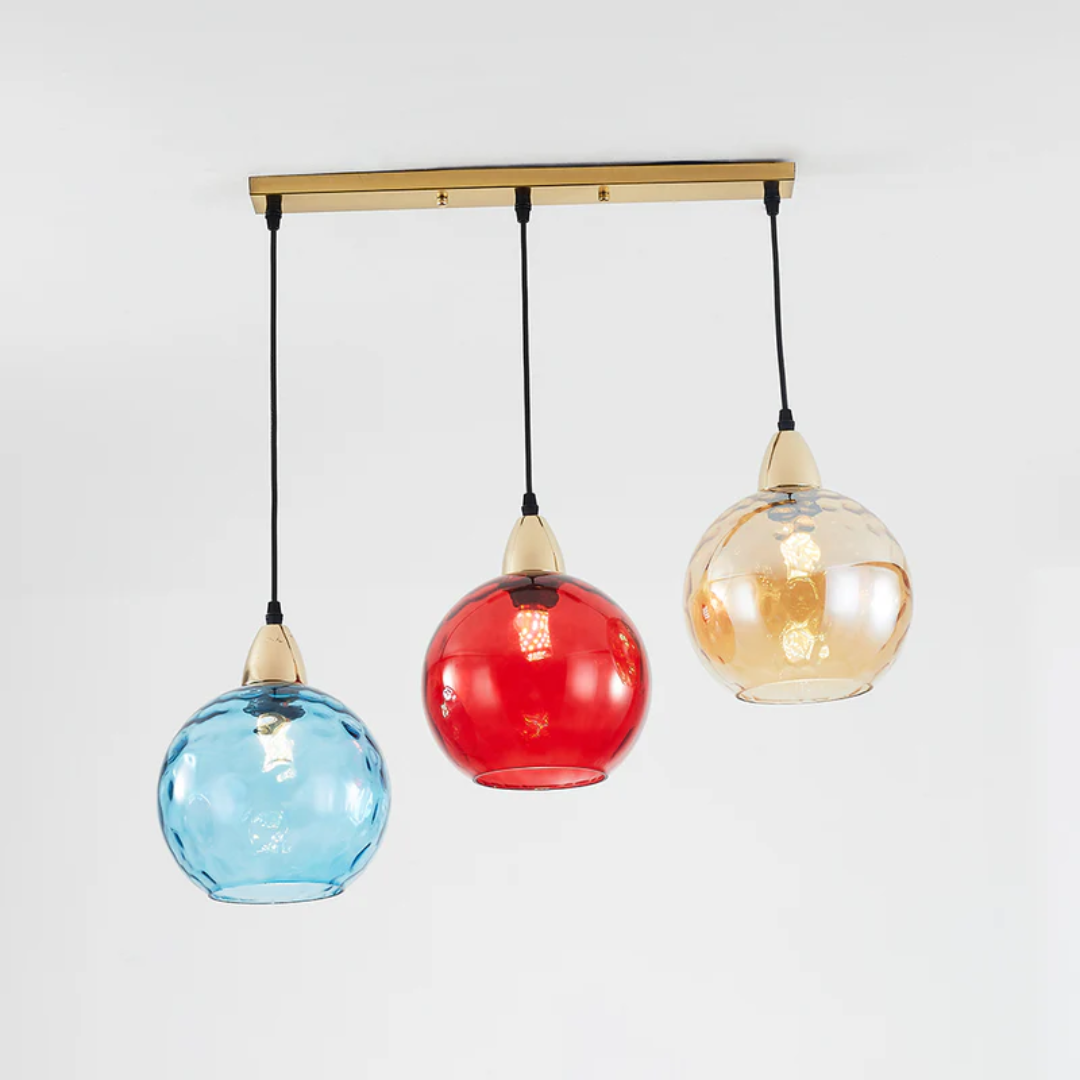 Brehn | Moderne Cluster Pendelleuchte mit 3 Lampen - Cascade