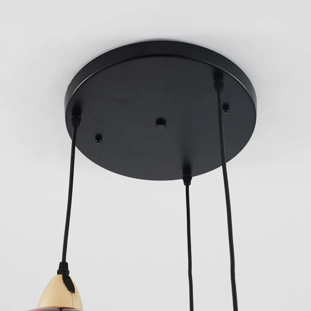 Brehn | Moderne Cluster Pendelleuchte mit 3 Lampen - Cascade