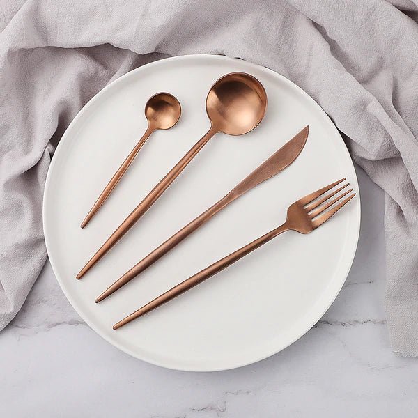 VédaTable 24-teiliges Besteckset – Moderne Edelstahl Eleganz | Brehn