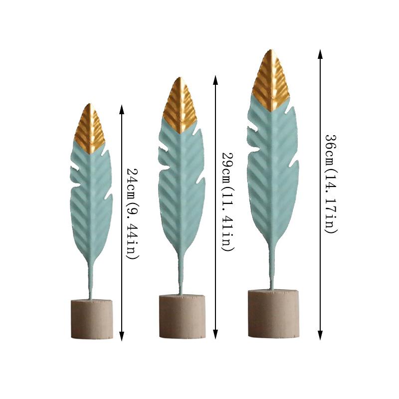 Moderne Feder Holz Einfache Miniatur Dekoration | Brehn