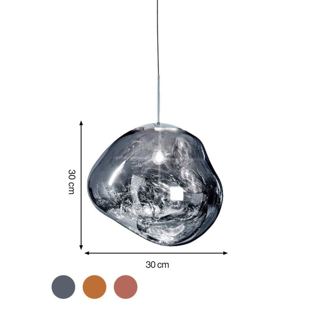 Brehn | Moderne Glas-Deckenleuchte - LunaLux