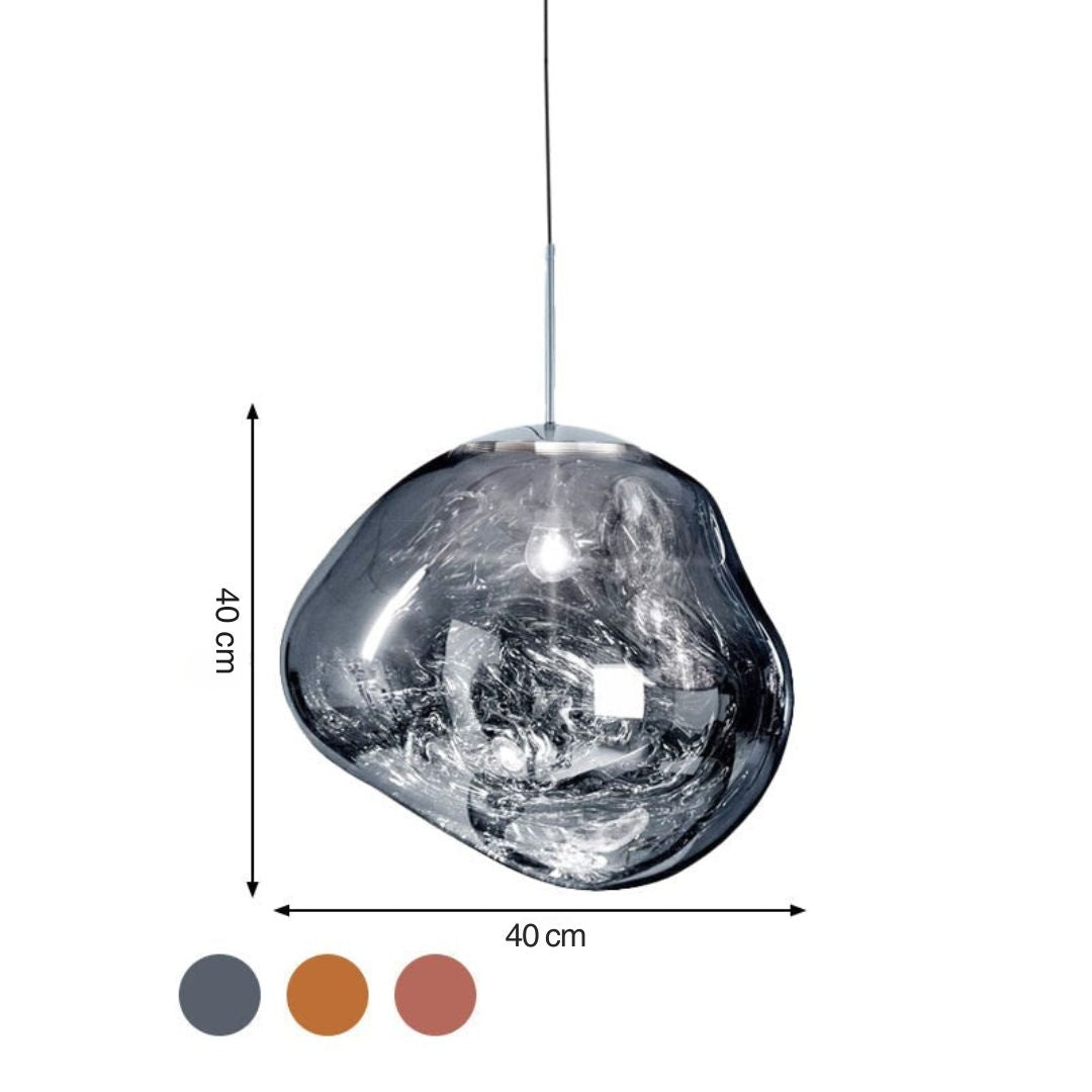 Moderne Glasdeckenleuchte - LunaLux
