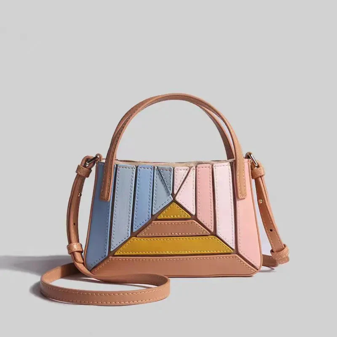 Moderne Handtasche mit geometrischem Design – GeoChic