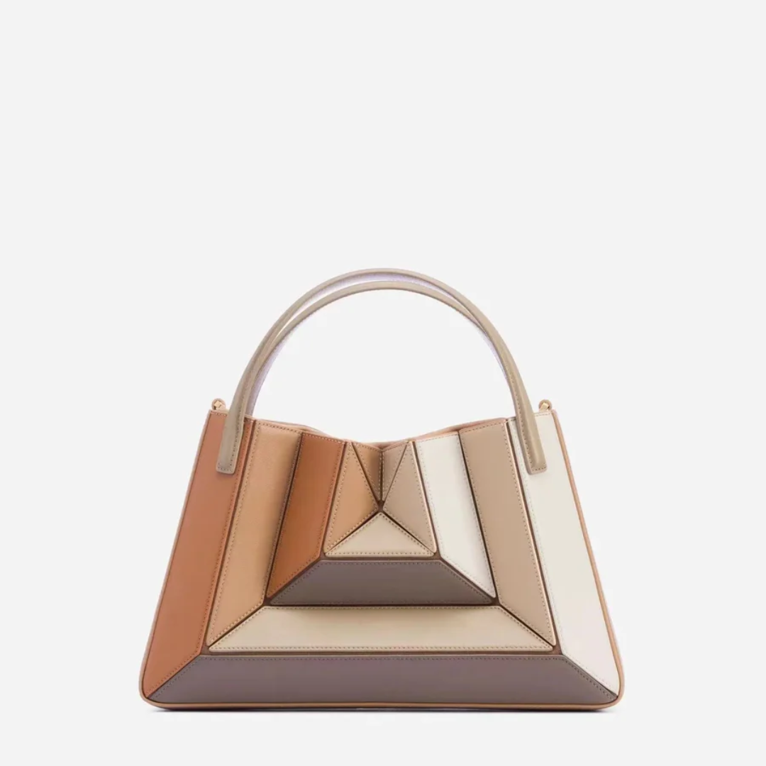 Moderne Handtasche mit geometrischem Design – GeoChic