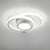 Brehn | Moderne LED-Deckenlampe mit Doppelkreis-Design - Dämmerungsringe