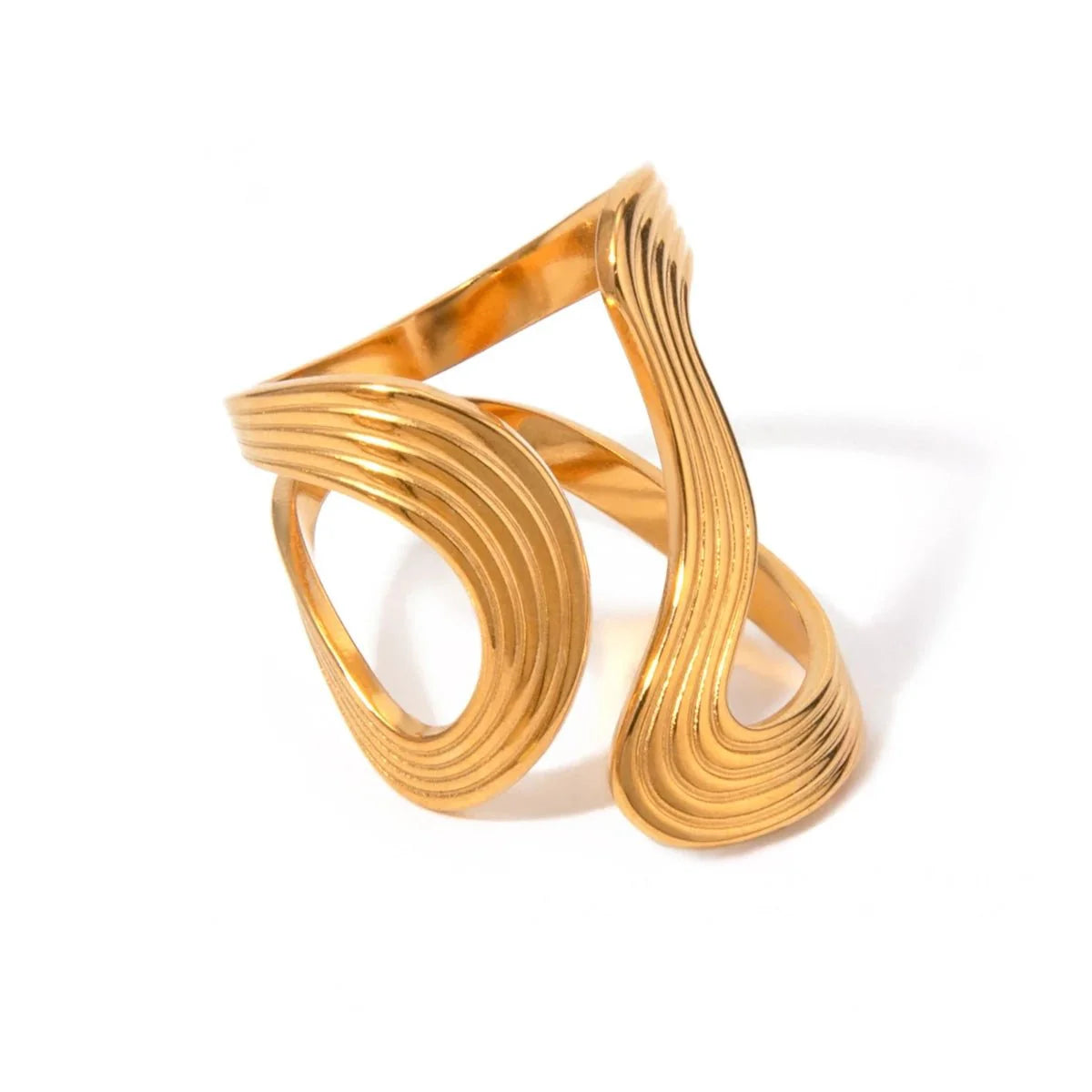 Brehn | Moderner Spiraltexturierter Ring