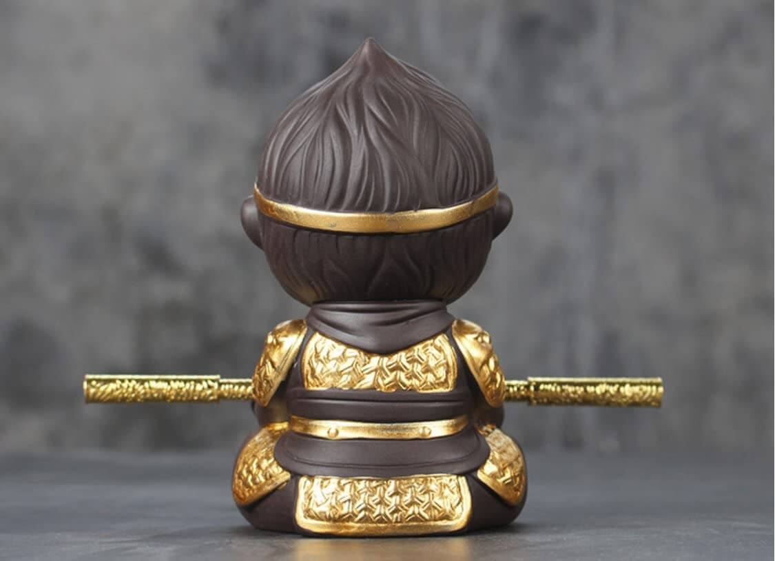Brehn | Monkey King in Meditation Dekorative Statue mit Charakter