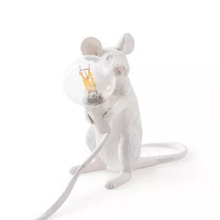 Tischlampe mit Mausmotiv