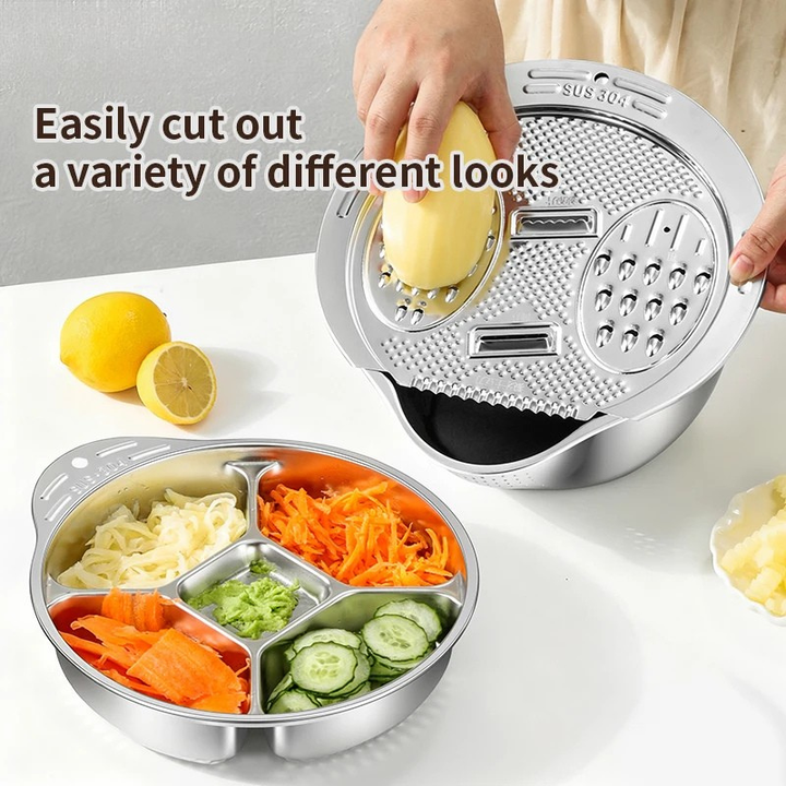 Multi-Function Edelstahl Siebschüssel und Abtropfsieb | Brehn