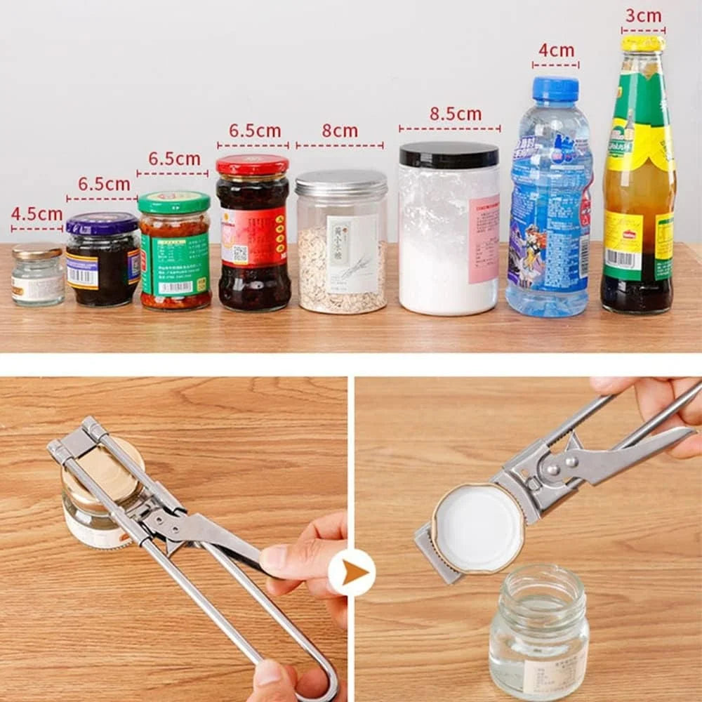 Multifunktionaler Edelstahl Glasflaschenöffner Manuelles Küchenwerkzeug | Brehn