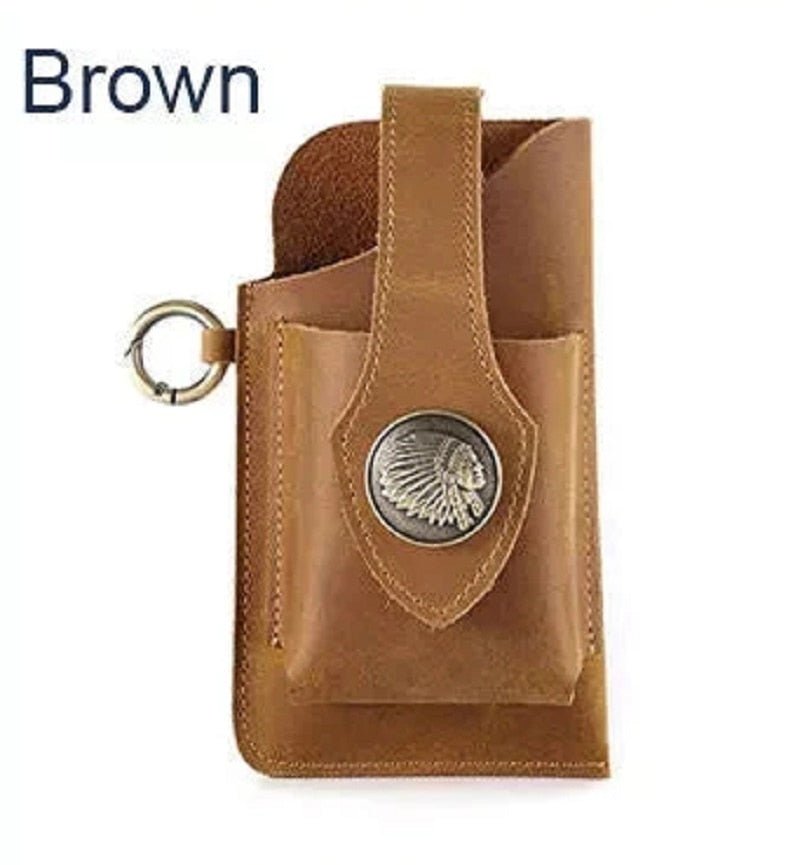 Brehn | Multifunktionale Leder-Handy-Tasche