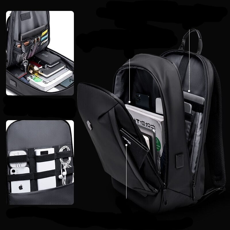Wasserabweisender Mehrfachfach-Rucksack – Leicht für Outdoor- & Reisegebrauch | Brehn