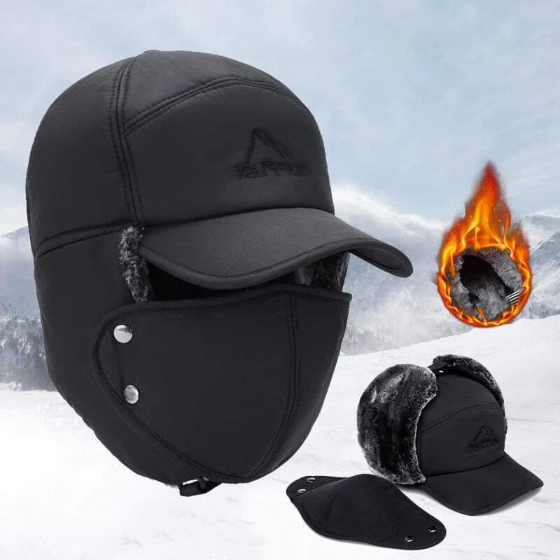 Brehn | LuxGuard winddichtes Beanie mit Ohrenschutz | Schützt stilvoll gegen Wind und Kälte