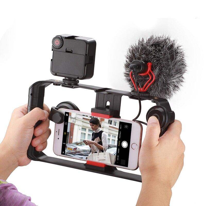 VideoGrip Smartphone-Stabilisator – Professionelles Filmgehäuse mit Kaltstativanschlüssen | Brehn