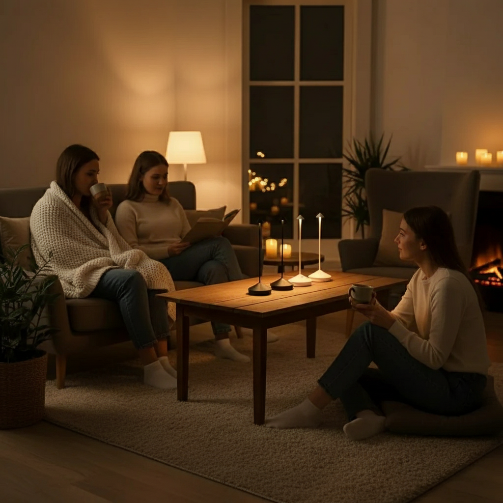 ClarityGlow – Kabellose LED-Tischlampe | Brehn
