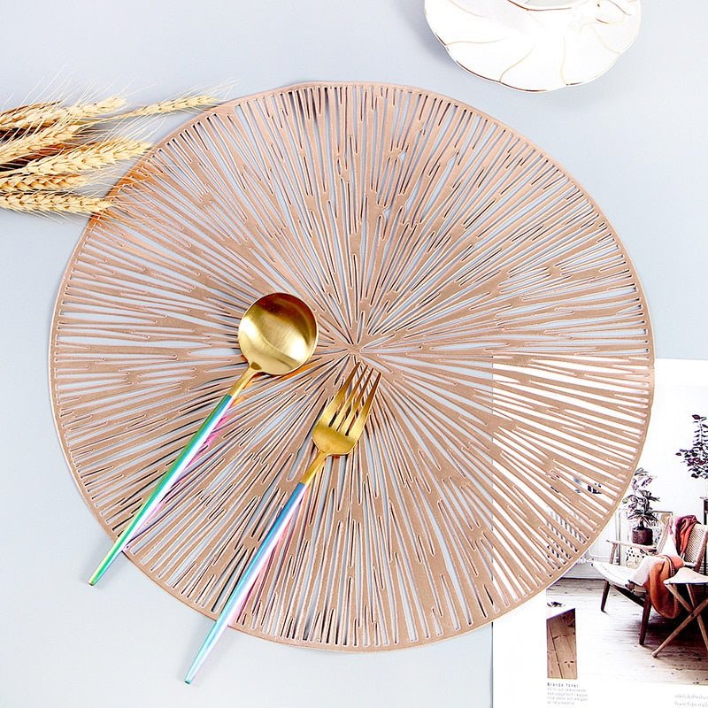 Brehn | NebulaGlow™ Platzsets für Dinner | Edle Tischmatten im Galaxie Design | Hitzebeständige & Rutschfeste Tischdeko
