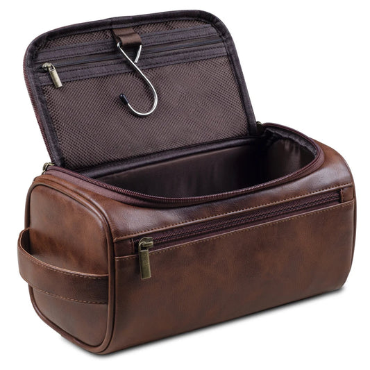 Brehn | Premium Leder Kulturbeutel für Reisende