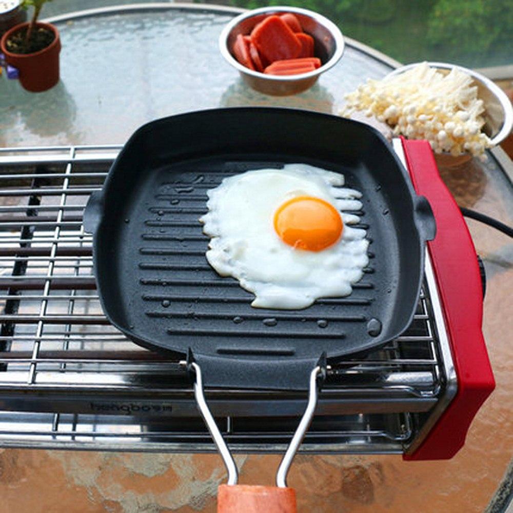 Nicht-klebende Gusseisen Steakpfanne | Brehn