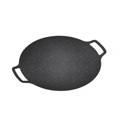 Antihaft-Bratpfanne Outdoor Gusseisen BBQ Platte Camping Grillpfanne | Brehn