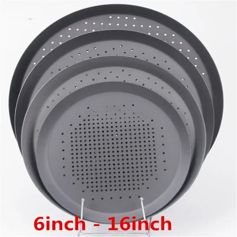 Antihaft-Pizza-Backform Tablett Halter Pizza-Screen Pfanne Metallnetz | Brehn