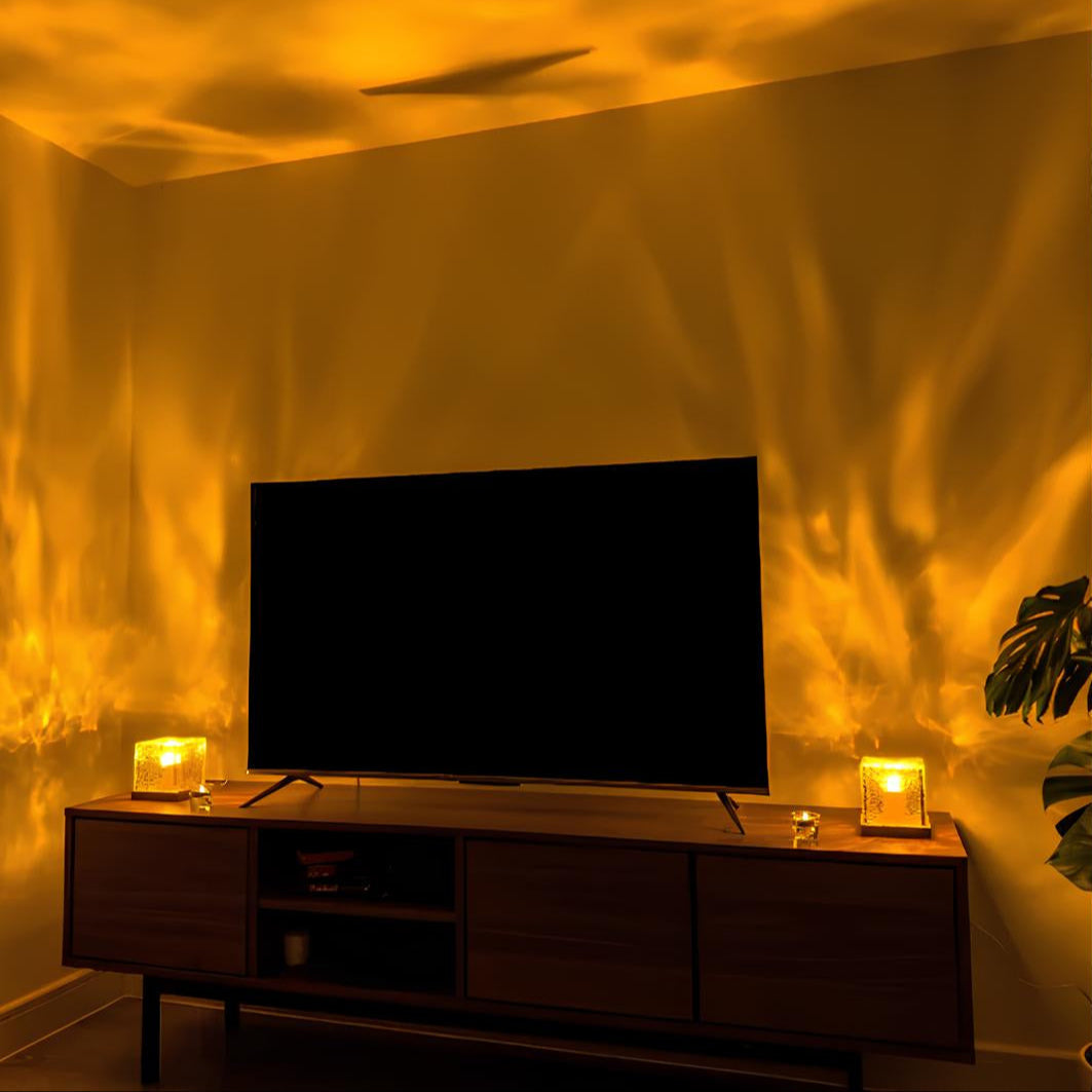 Brehn | Noorderlicht Prisma Lampe - Borealis Cube