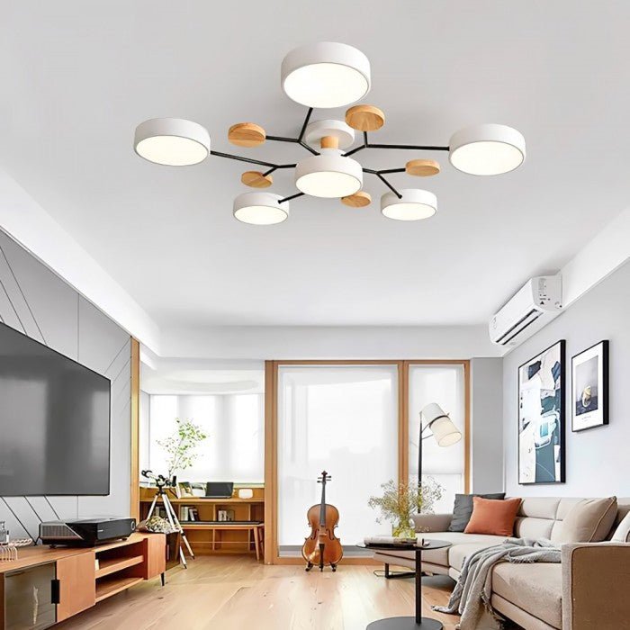 Verzweigte LED-Deckenlampe - NordicGlow | Brehn