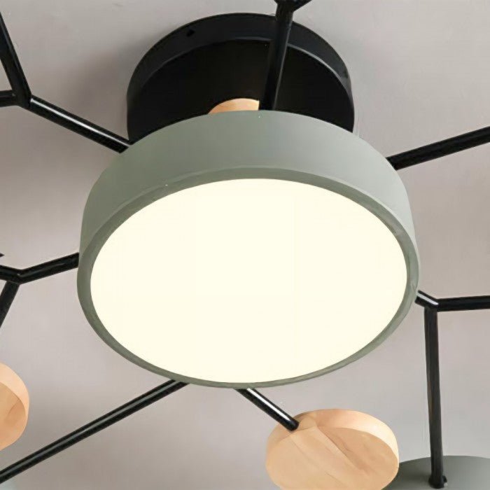 Verzweigte LED-Deckenlampe - NordicGlow | Brehn