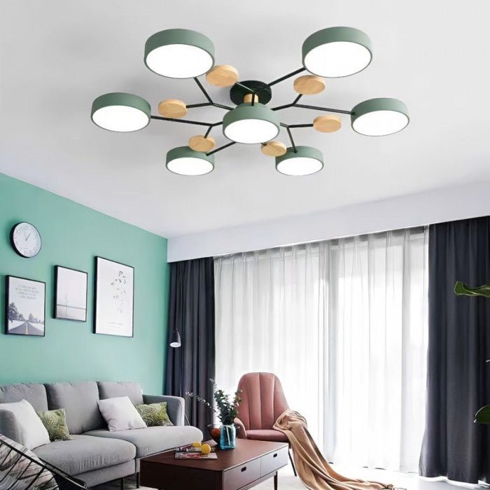 Verzweigte LED-Deckenlampe - NordicGlow | Brehn