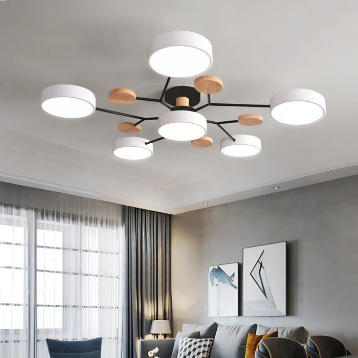 Verzweigte LED-Deckenlampe - NordicGlow | Brehn
