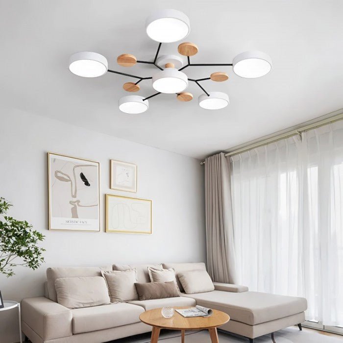 Verzweigte LED-Deckenlampe - NordicGlow | Brehn
