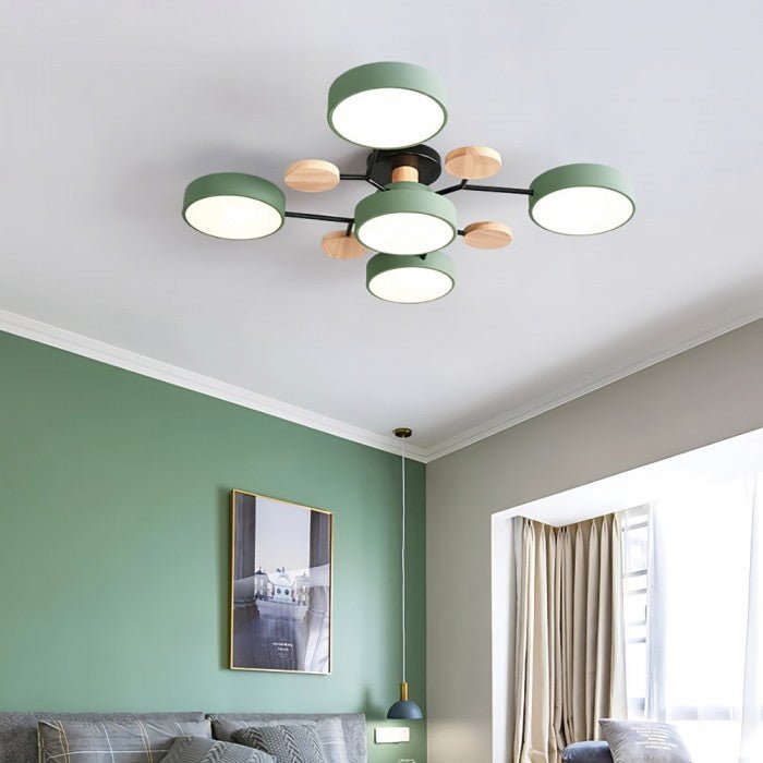 Verzweigte LED-Deckenlampe - NordicGlow | Brehn