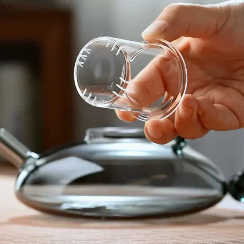 Nordic Style hitzebeständiger Glas-Teekessel mit Infuser Teekannen-Set | Brehn