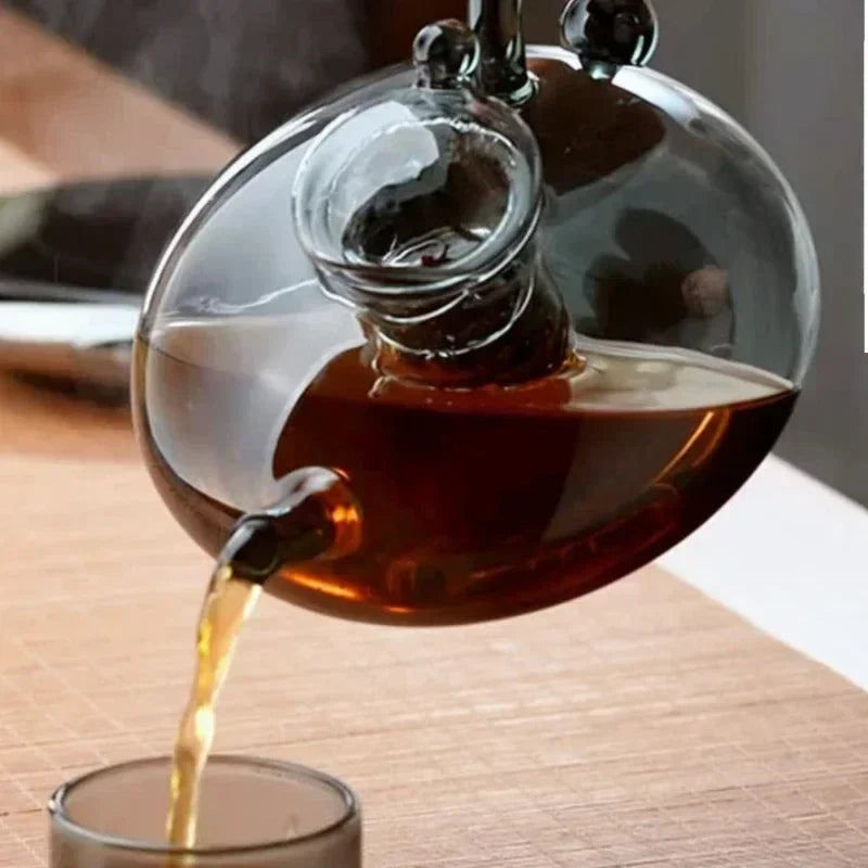 Nordic Style hitzebeständiger Glas-Teekessel mit Infuser Teekannen-Set | Brehn
