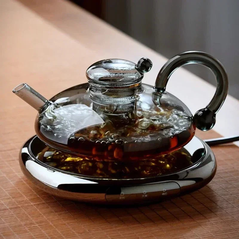 Nordic Style hitzebeständiger Glas-Teekessel mit Infuser Teekannen-Set | Brehn