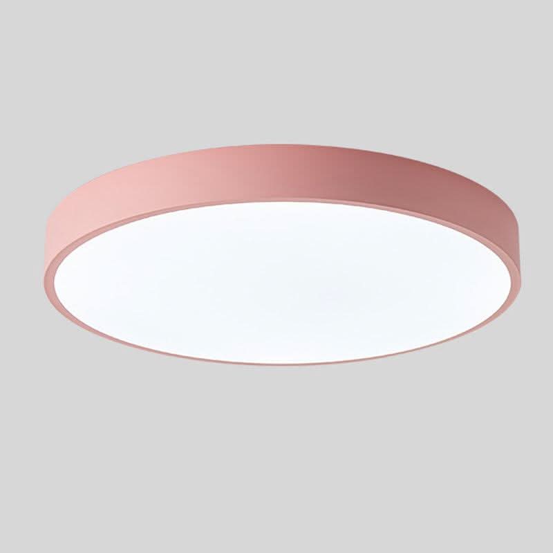 Nordische LED-Deckenleuchte aus Holz – Macaron-Design, 23–30 cm