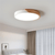Nordische LED-Deckenleuchte aus Holz – Macaron-Design, 23–30 cm