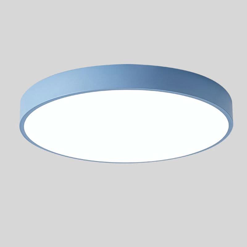 Nordische LED-Deckenleuchte aus Holz – Macaron-Design, 23–30 cm