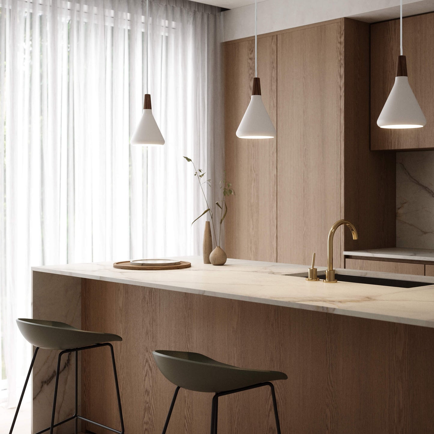 Arren Pendelleuchte Modernes konisches Design