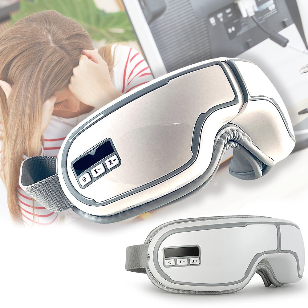 4-in-1 Multifunktions-Augenmassagebrille mit Luftkompression | Brehn