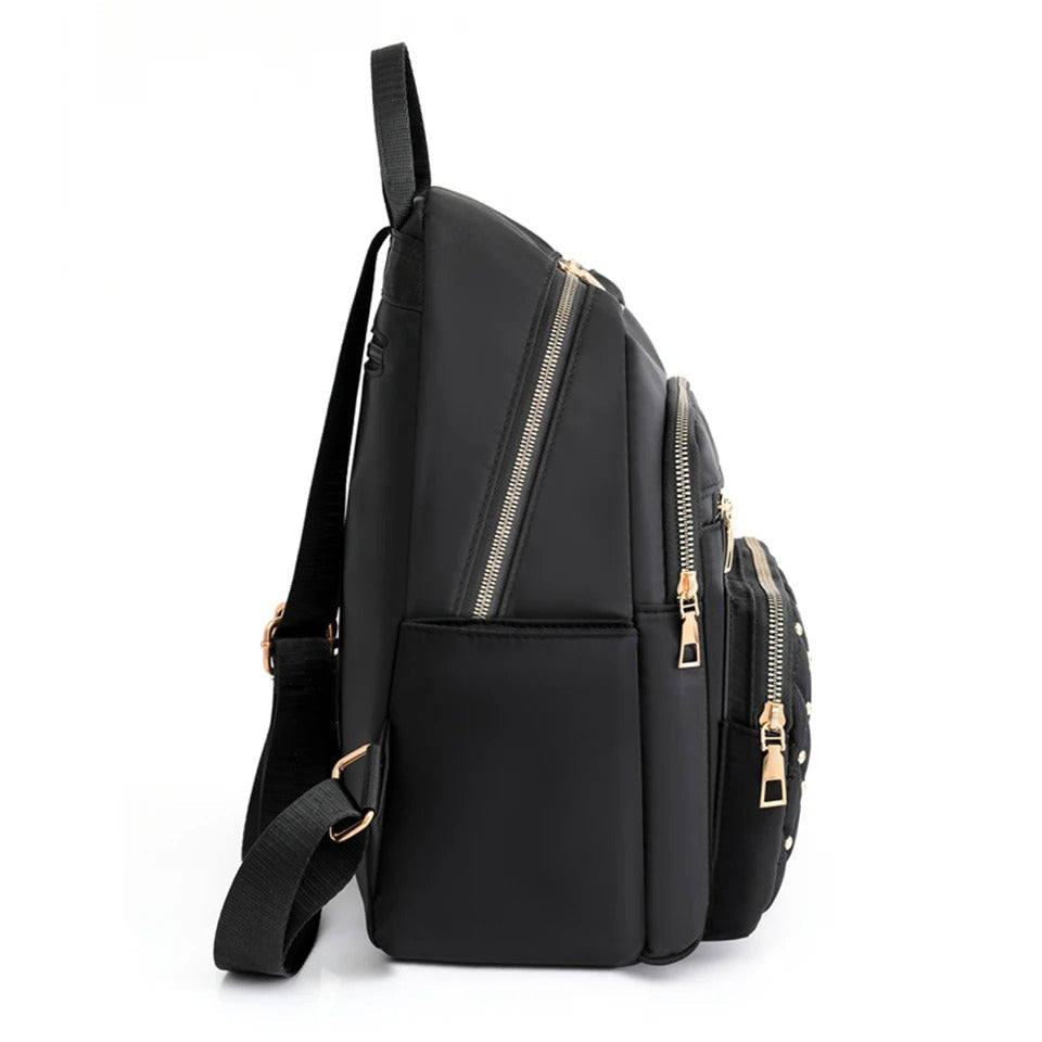 Leichter wasserabweisender Nylon-Rucksack für Frauen – Reisen & Schule | Brehn