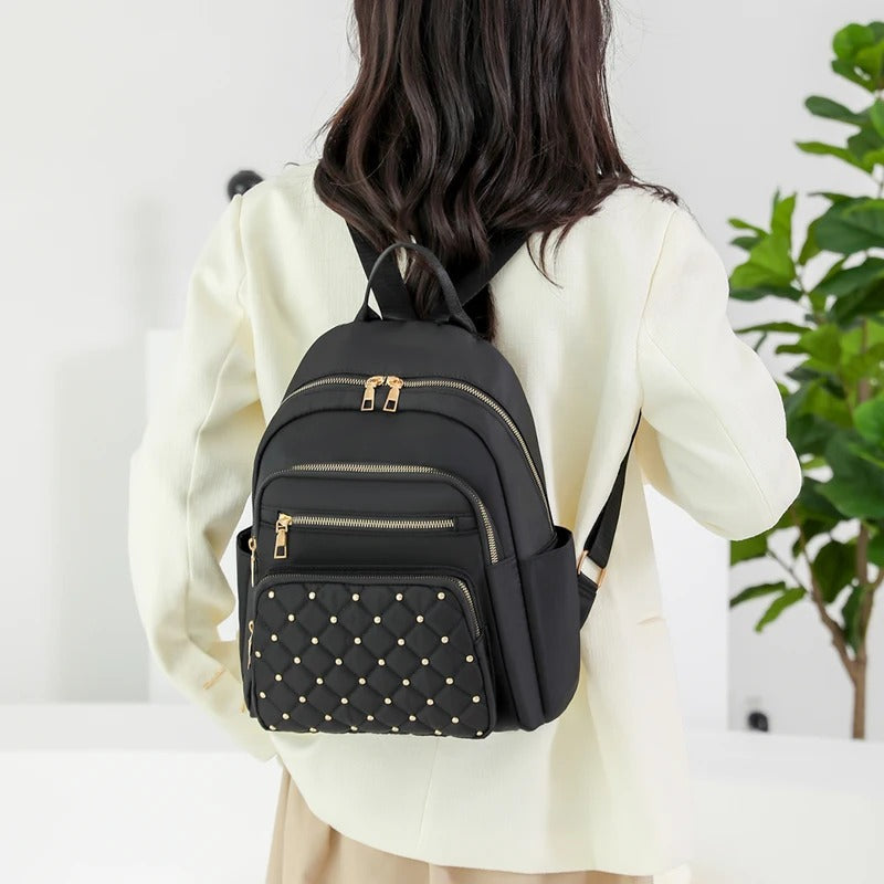 Leichter wasserabweisender Nylon-Rucksack für Frauen – Reisen & Schule | Brehn