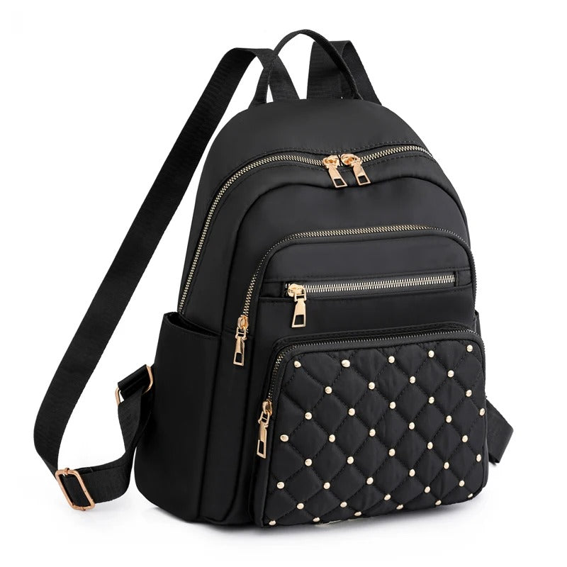 Leichter wasserabweisender Nylon-Rucksack für Frauen – Reisen & Schule | Brehn