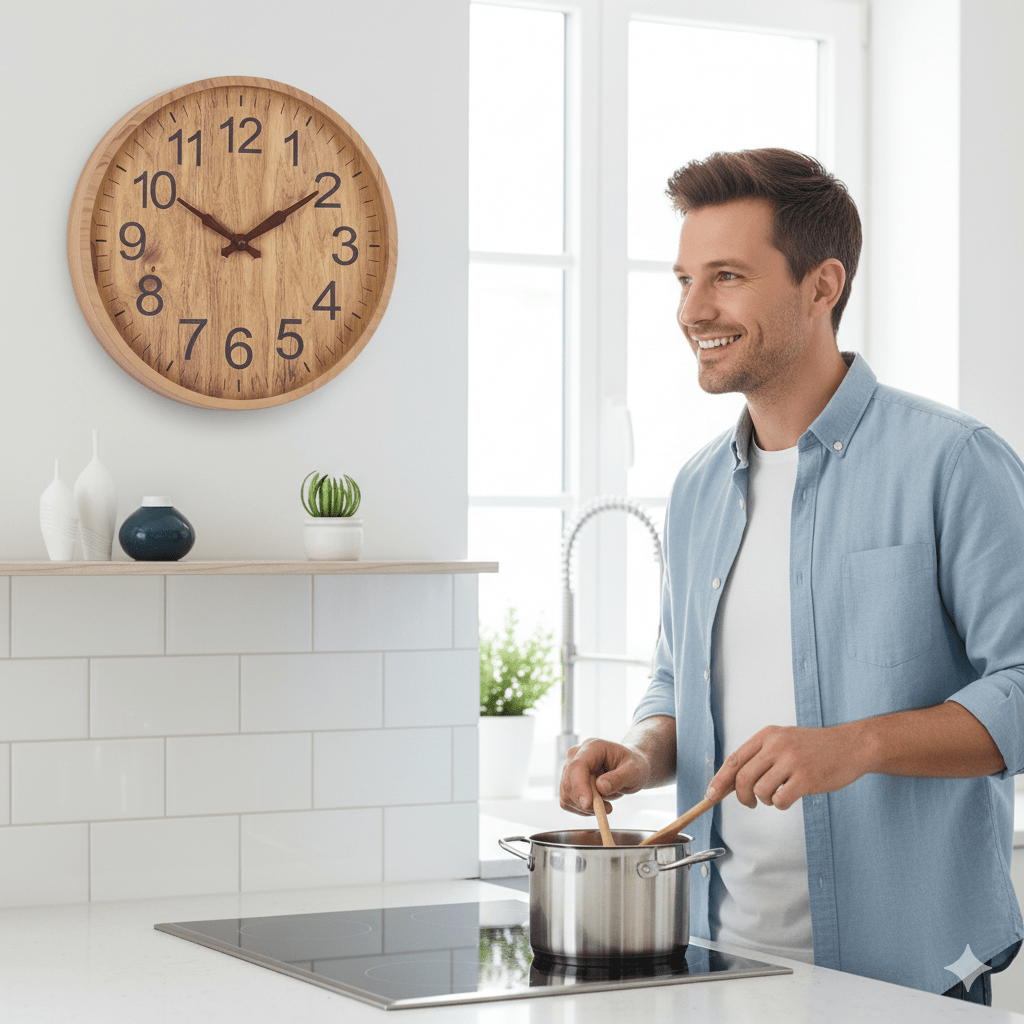 OAKTICK – Geräuschlose Holzwanduhr mit natürlichem Charme