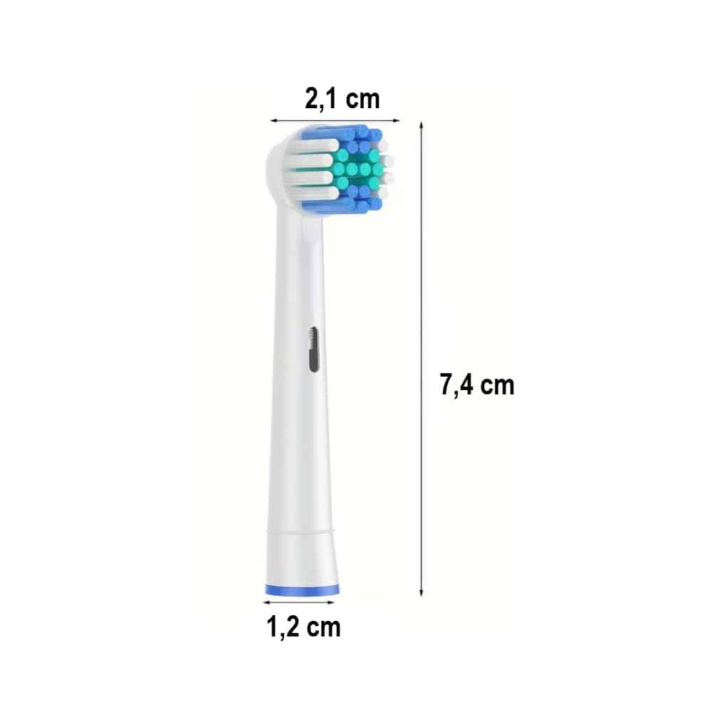 4 Stück. Zahnbürstenköpfe für Oral-B | Brehn