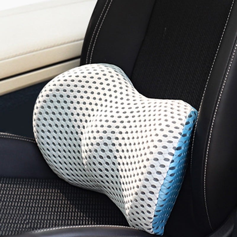 Brehn | SpineRest Orthopädisches Lendenkissen | Ergonomische Rückenstütze für Büro, Auto & Zuhause | Abnehmbarer Bezug