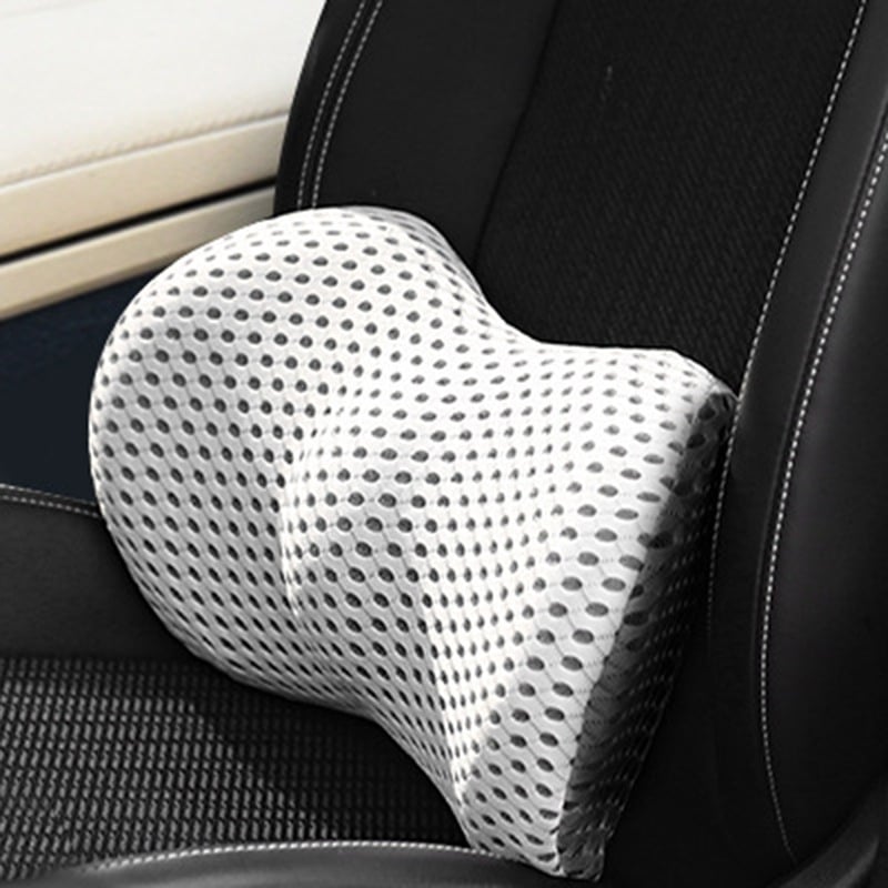 Brehn | SpineRest Orthopädisches Lendenkissen | Ergonomische Rückenstütze für Büro, Auto & Zuhause | Abnehmbarer Bezug