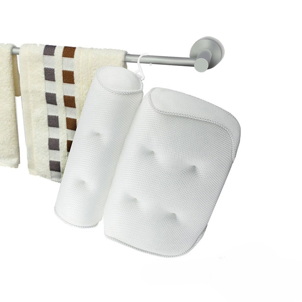 BowLift | Orthopedic Bathtub Pillow - Breathable Bathtub Head Support Pillow made of 3D Mesh Fabric with Suction Cups